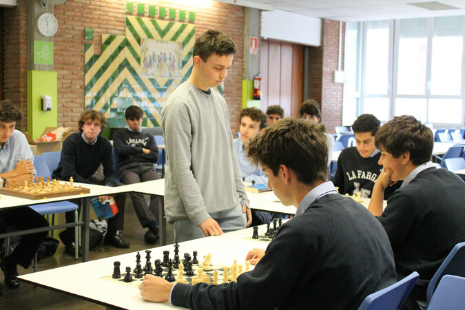 Competició d'escacs a 1r de Batxillerat