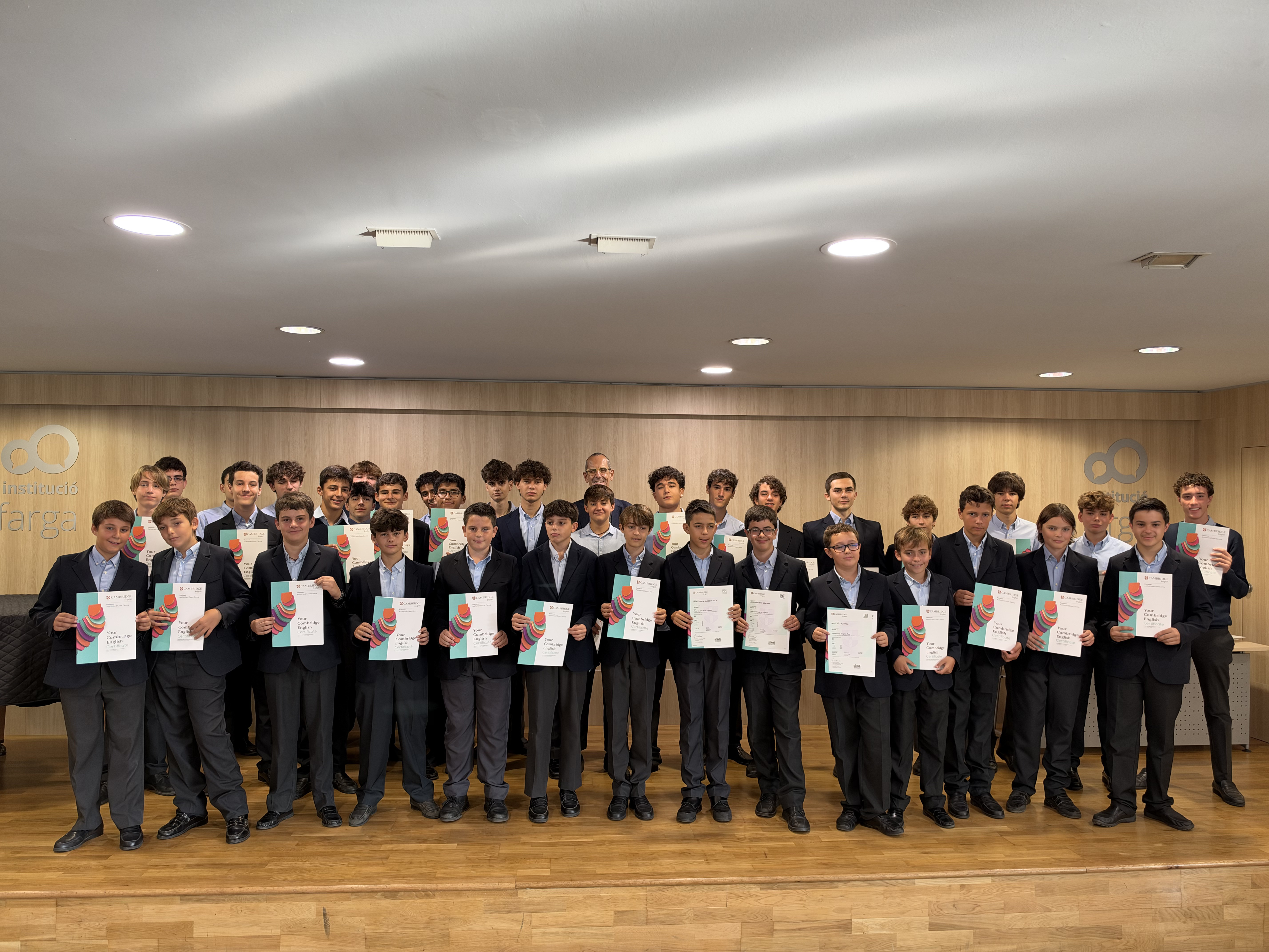 Diplomes de Cambridge alumnes de 2n ESO a 2n Batxillerat