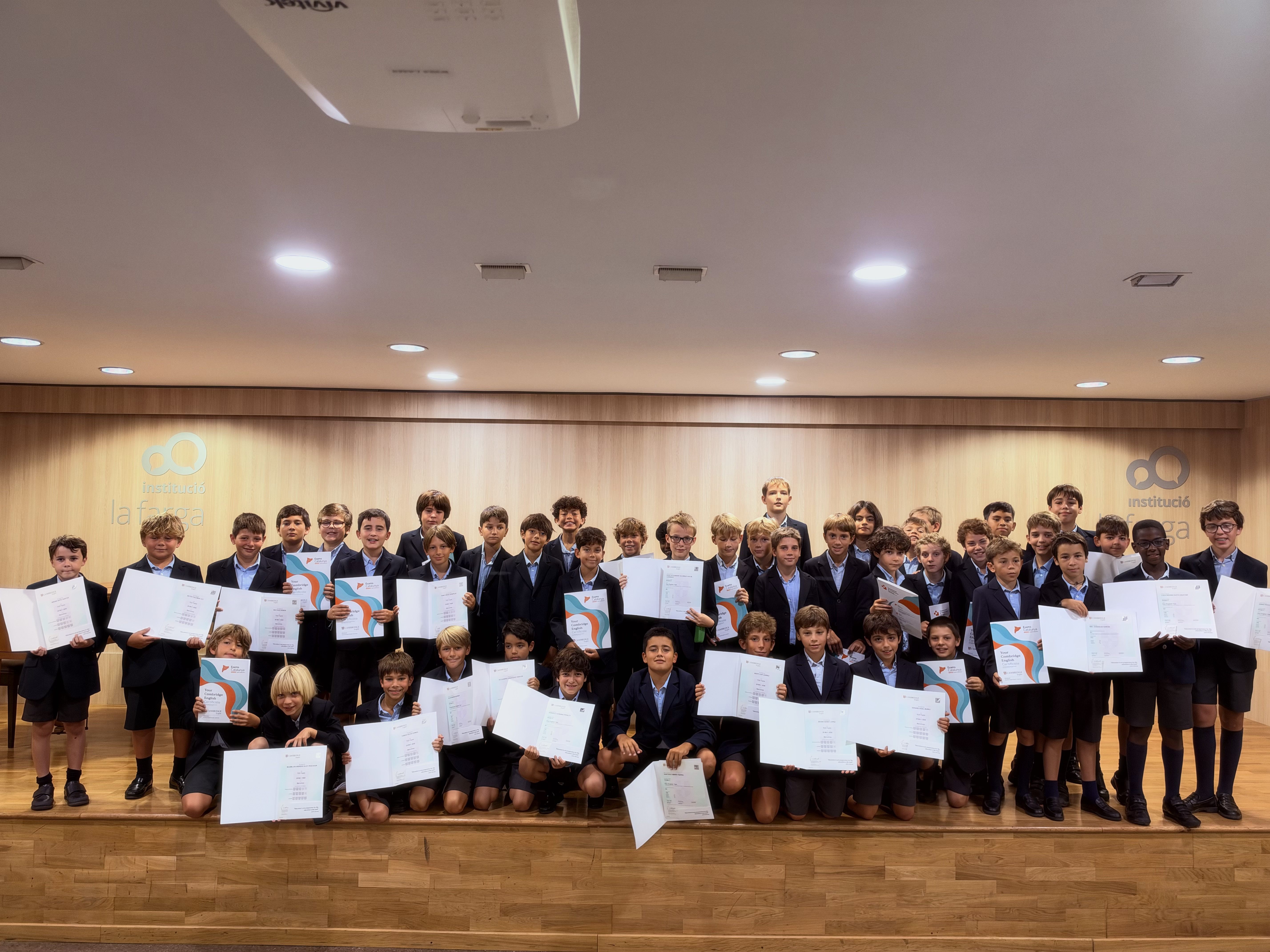 Diplomes de Cambridge alumnes de 5è i 6è de primària